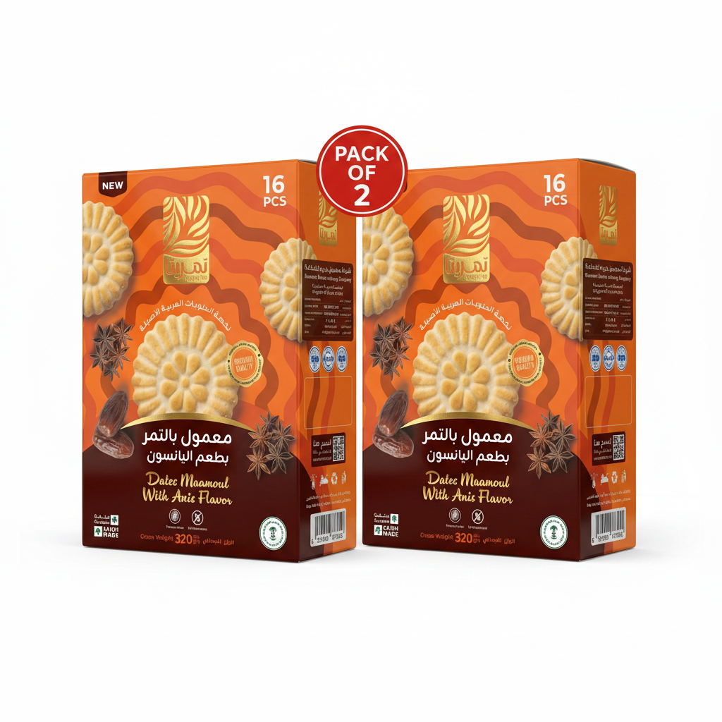 TAMRITA ANISE MAAMOUL WITH PREMIUM DATES 320G (Pack of 2)