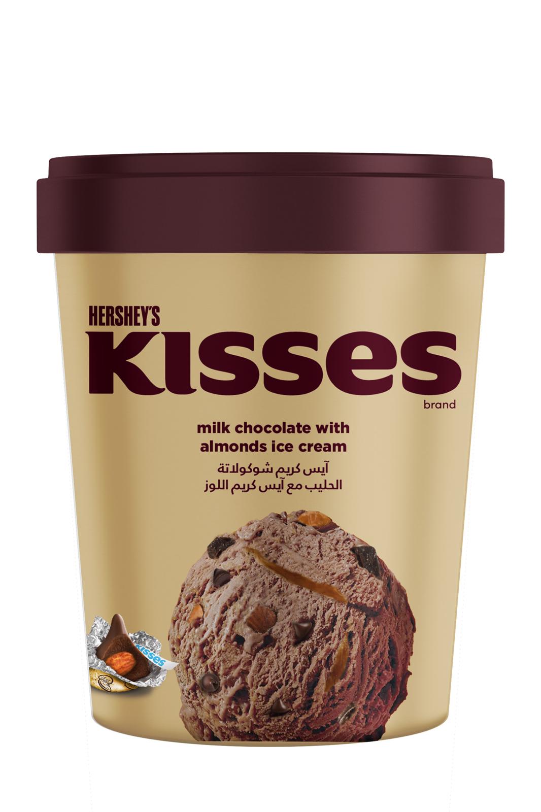 HERSHEYS DOUBLE KISSES TUB 450ML