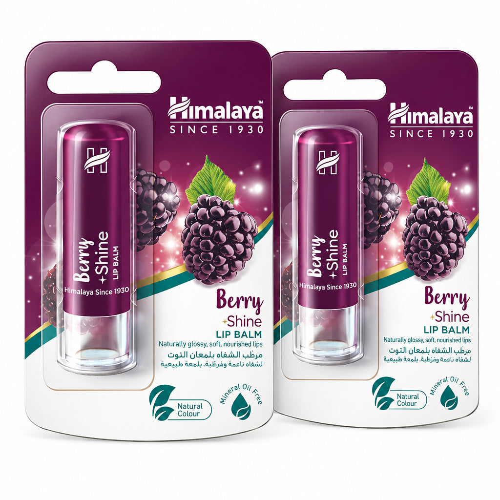 Himalaya Berry Shine Lip Balm 4.5G (Pack of 2)