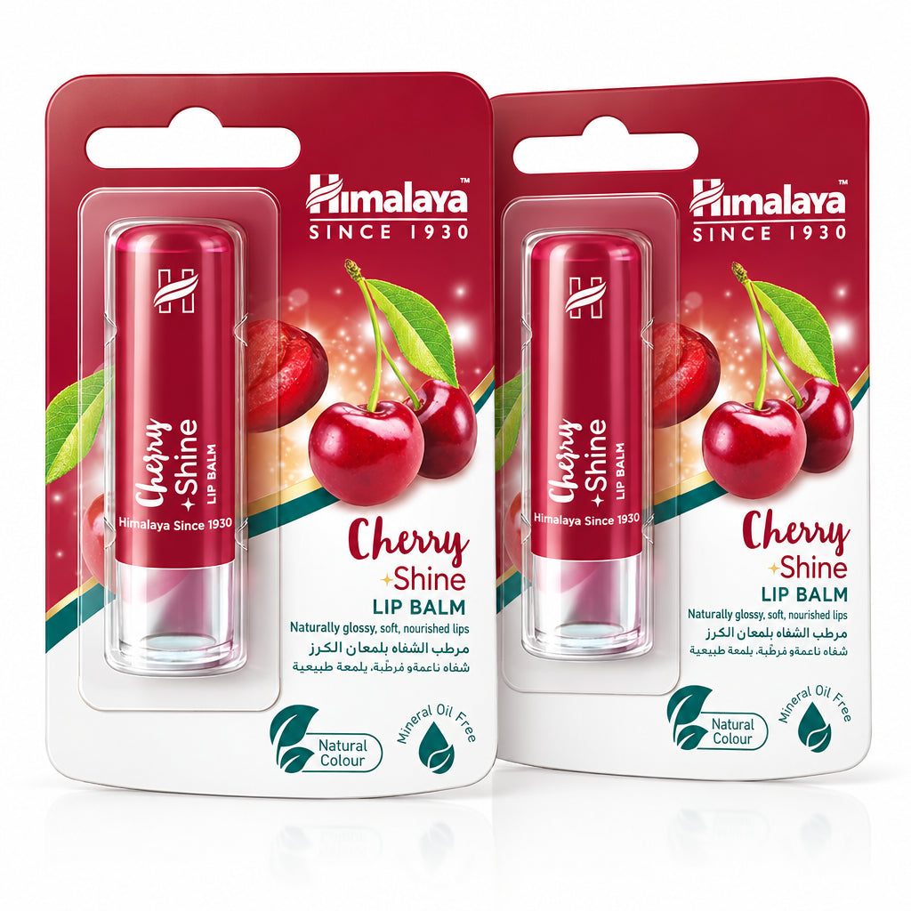 Himalaya Cherry Shine Lip Balm 4.5G (Pack of 2)