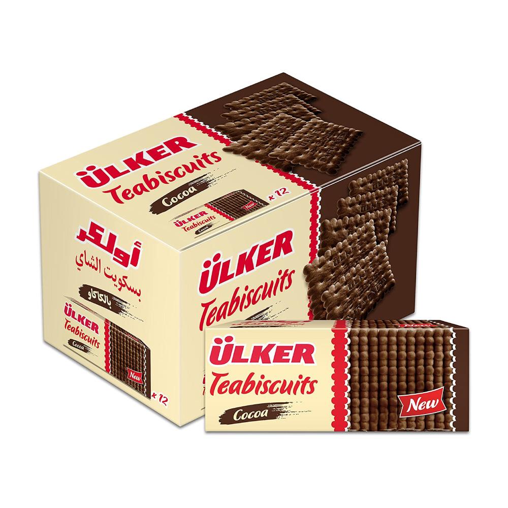 Ulker Tea Biscuit Cacao 70g (Pack of 3)