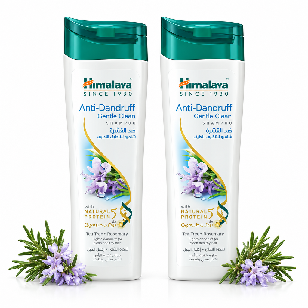 Himalaya Shampoo Anti Dandruff Gentle Clean 400 Ml (Pack of 2)
