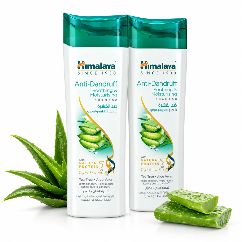 Himalaya Shampoo Anti Dandruff Soothing & Moisturizing 400 Ml (Pack of 2)