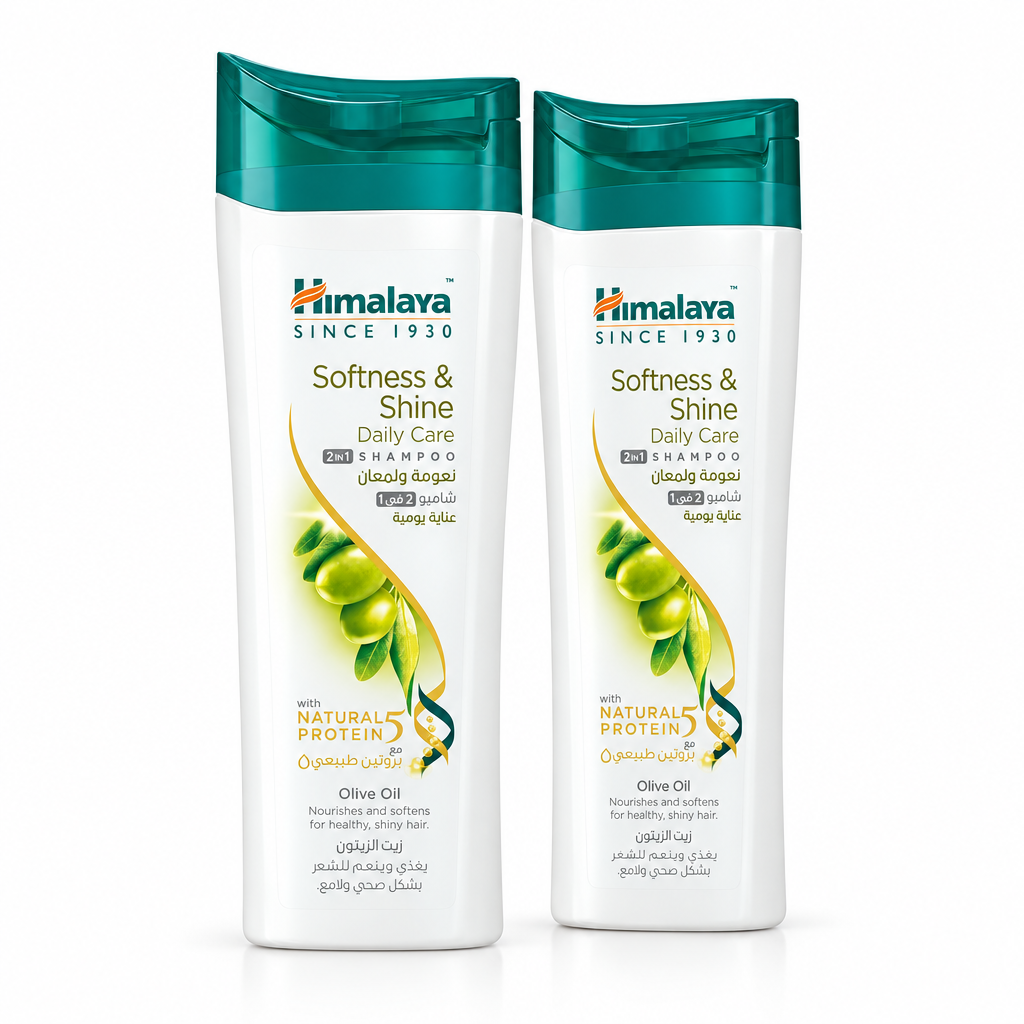 Himalaya Protein Shampoo Daily Care 2 In 1 Soft & Shine 400 Ml (Pack of 2)