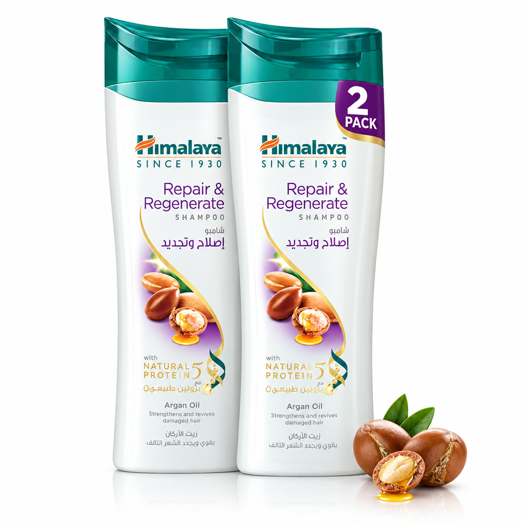 Himalaya Protein Shampoo Repair & Regenerate 400 Ml (Pack of 2)