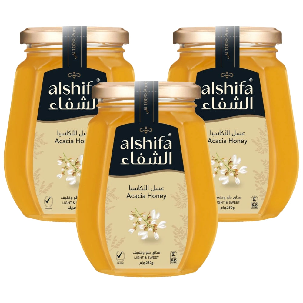 Al Shifa Acacia Honey 250g (Pack of 3)