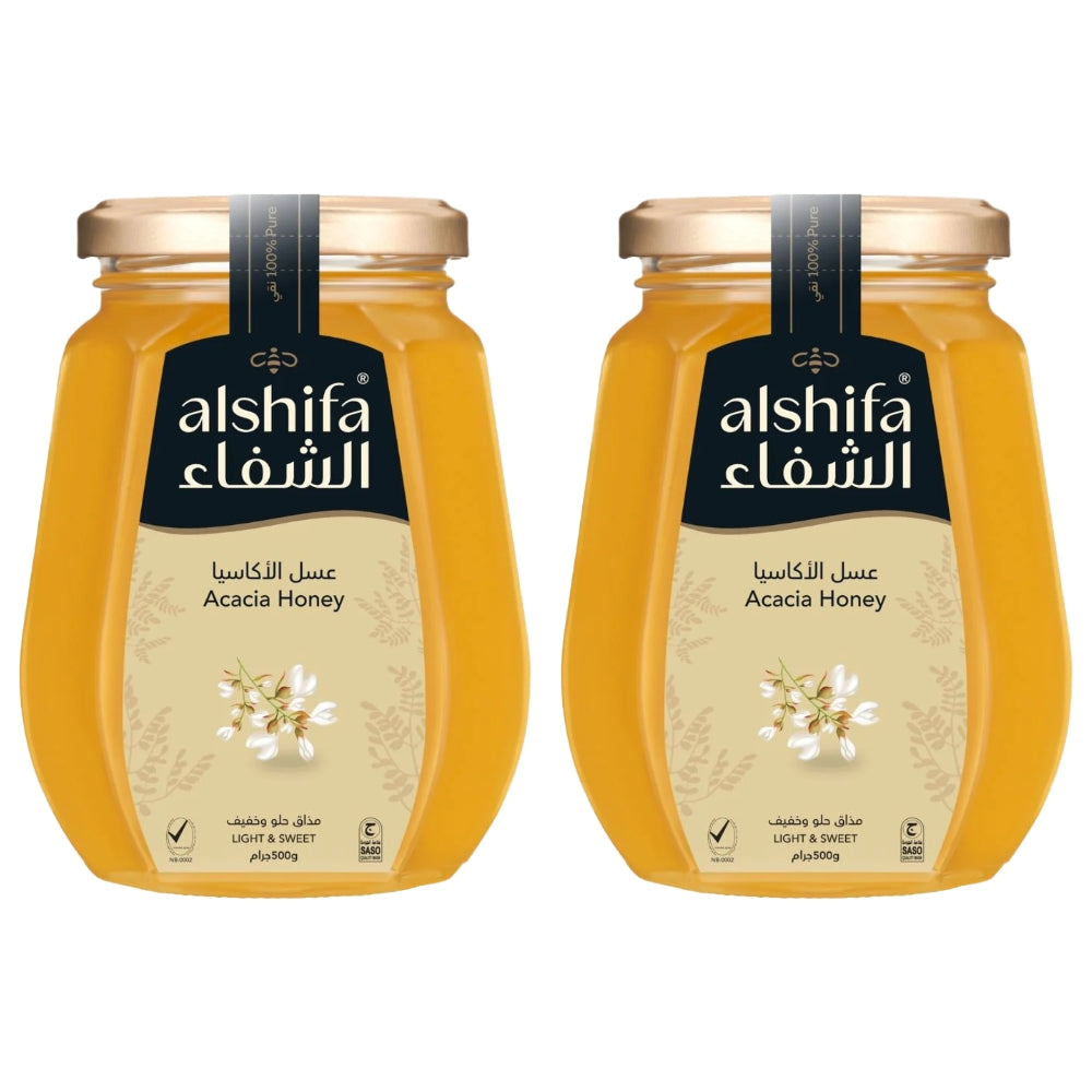 Al Shifa Acacia Honey 500g (Pack of 2)