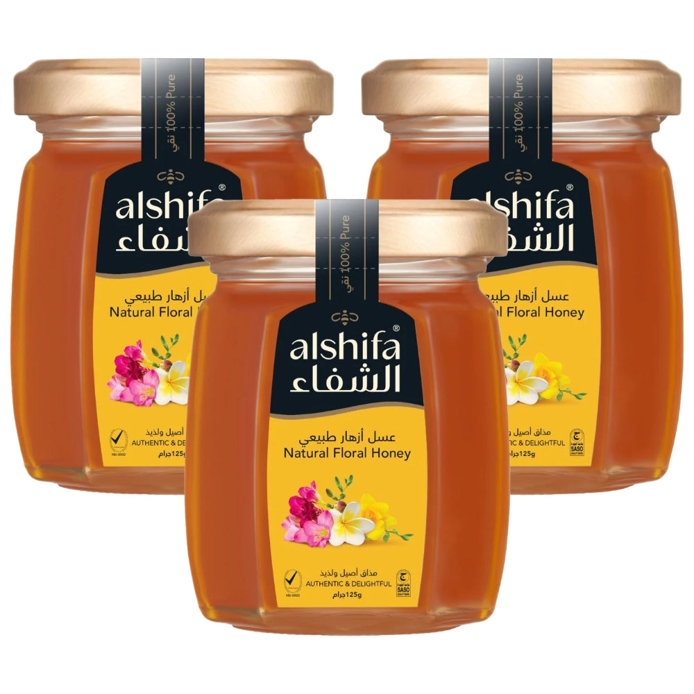 Al Shifa Natural Honey 125g (Pack of 3)