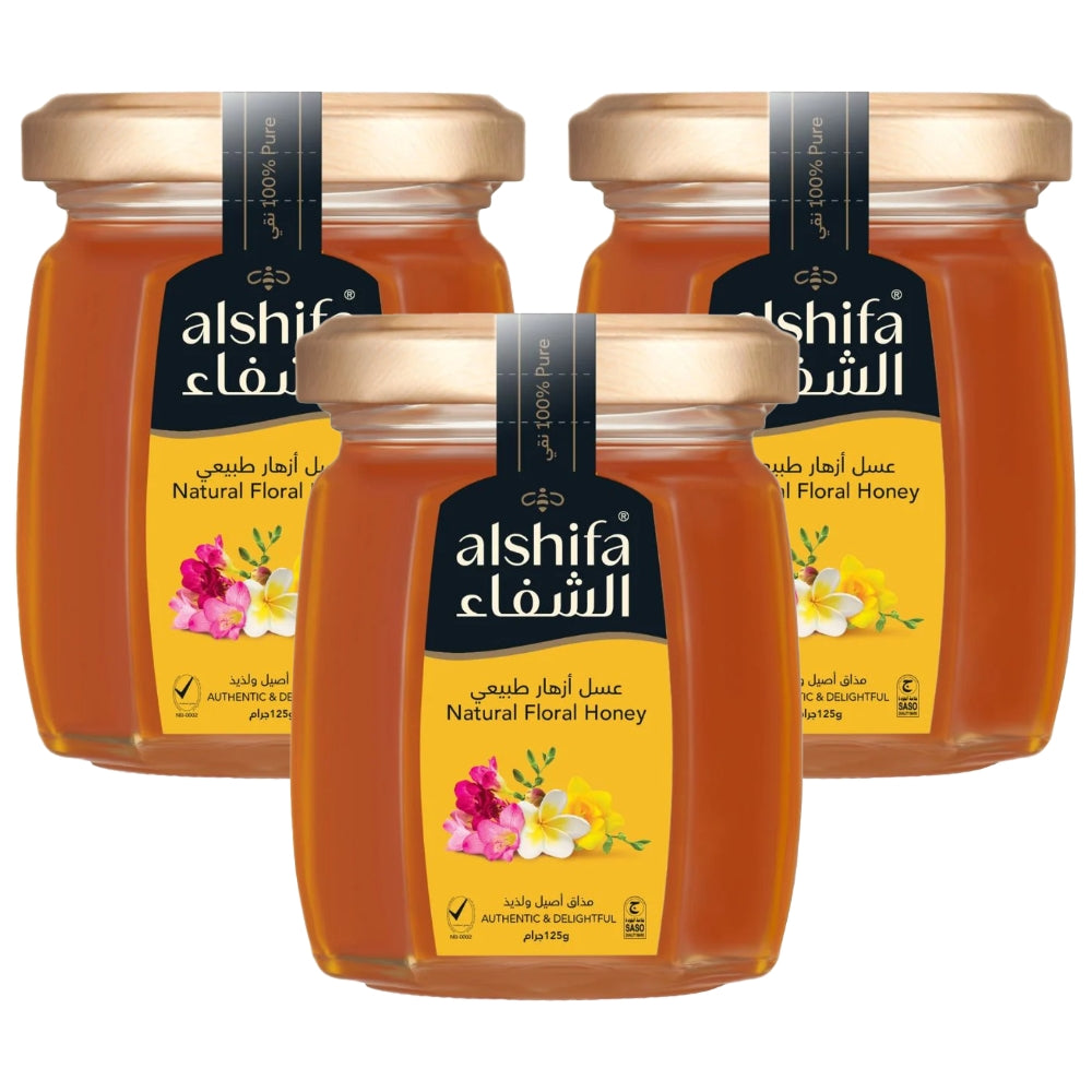 Al Shifa Natural Honey 125g Pack Of 3 Billjumla al-shifa-natural-honey-125g-pack-of-3-billjumla
