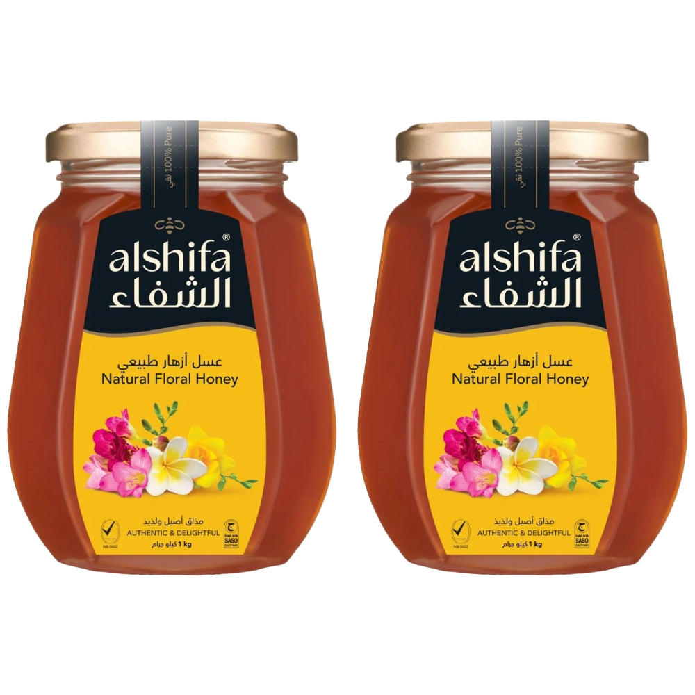 Al Shifa Natural Honey 1Kg (Pack of 2)