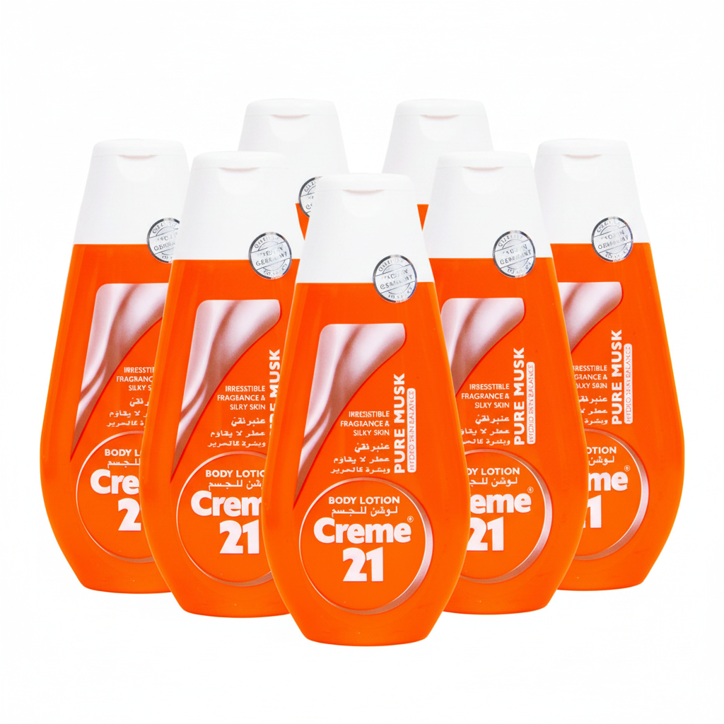 Creme 21 Body Lotion Pure Musk 250ML- (Pack of 6)
