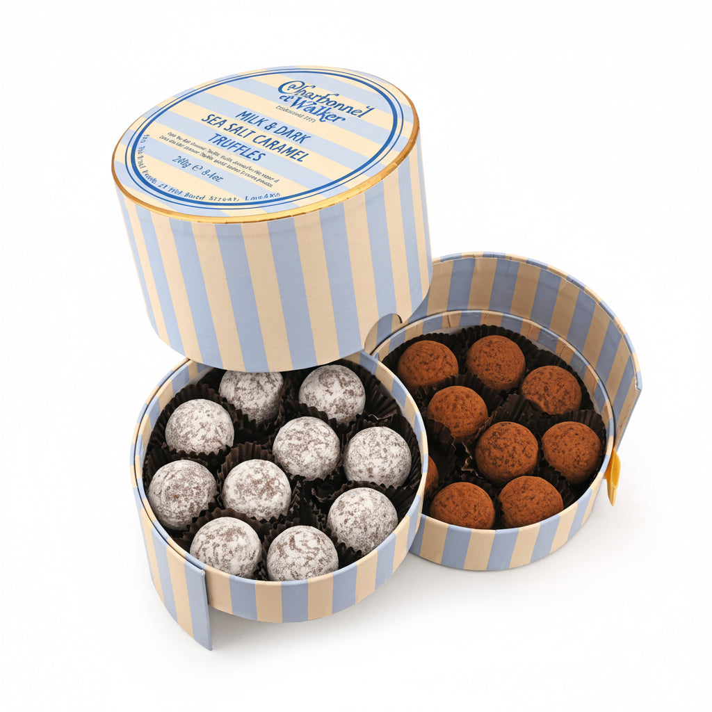 Milk & Dark Sea Salt Caramel Truffles 240g
