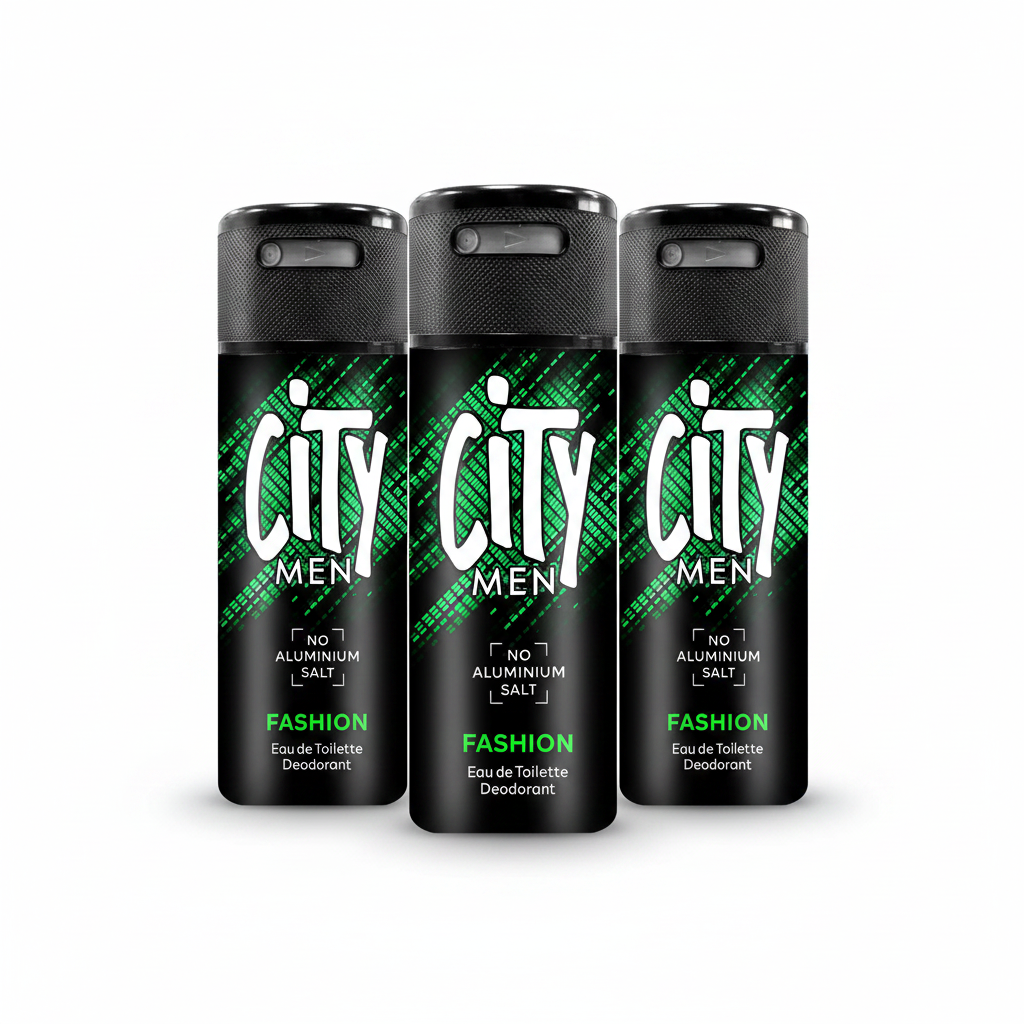 CITY DEOSPRAY FASHION 150 ML  (Pack of 3)