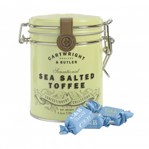 Cartwright & ButlerSea Salted Toffees in Tin 130g