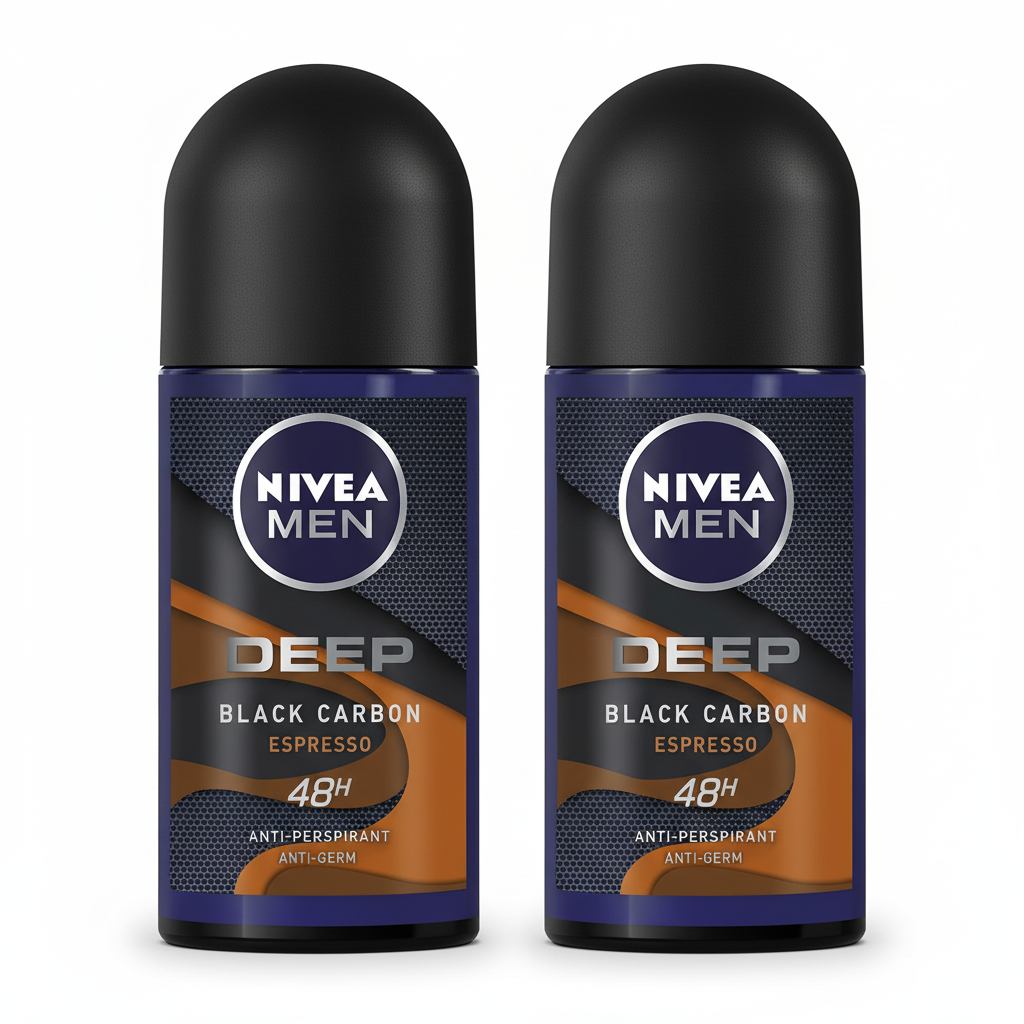 Nivea Roll-On Deep Brown Expresso Deodorant 50ml - (Pack Of 2)