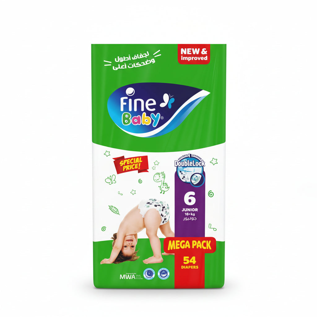 FINE ABSORBENT BABY DIAPER JUN 54s DL Supernova SP