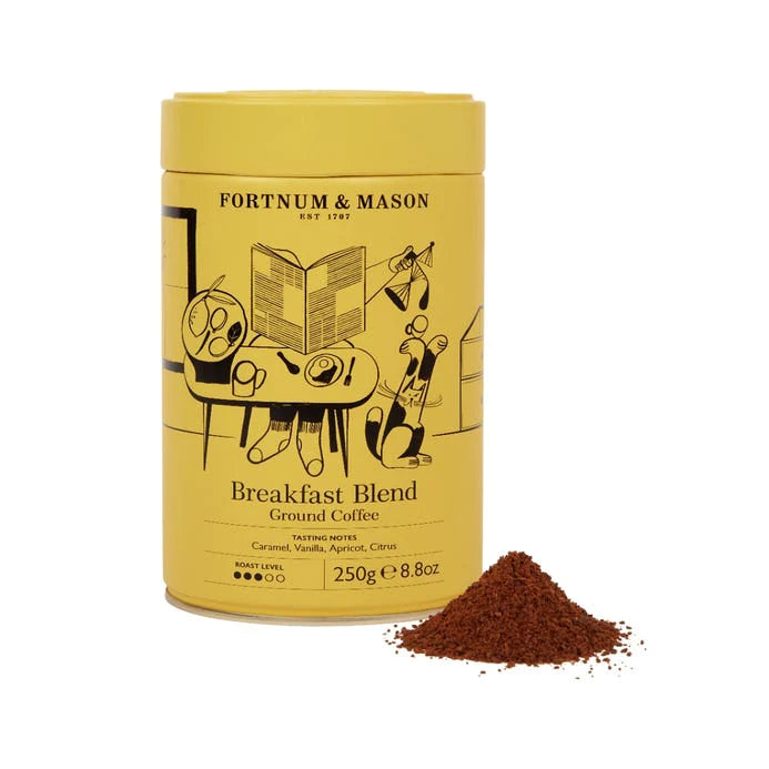 Fortnum & Mason Breakfast Blend Ground Coffee Tin 250g