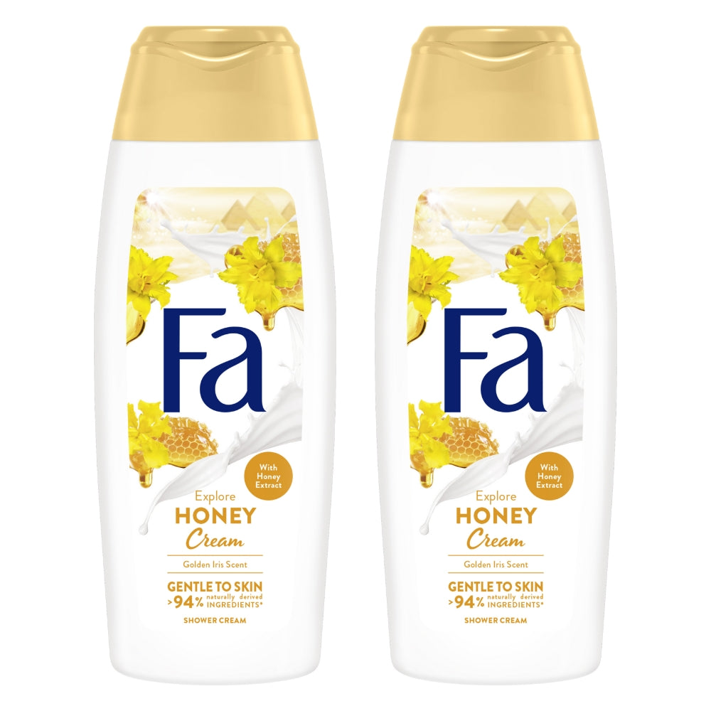 Fa Shower Gel Honey Creme 250 ml   (Pack of 2)