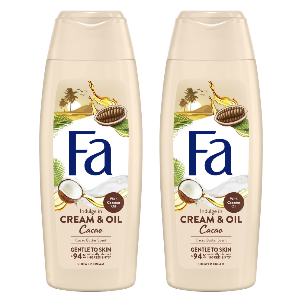 Fa Shower Gel Cocoa Butter 250 ml   (Pack of 2)
