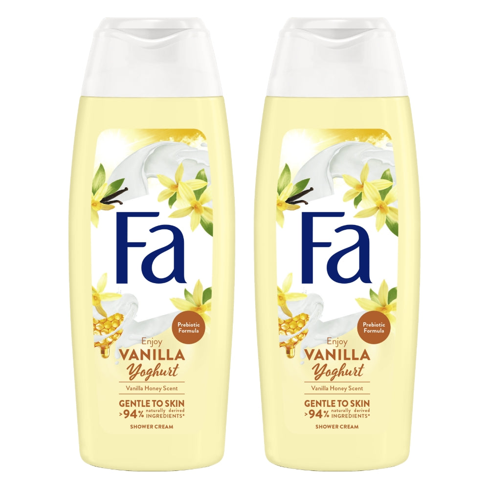 Fa Shower Gel Yoghurt Vanilla Honey 500 ml  (Pack of 2)
