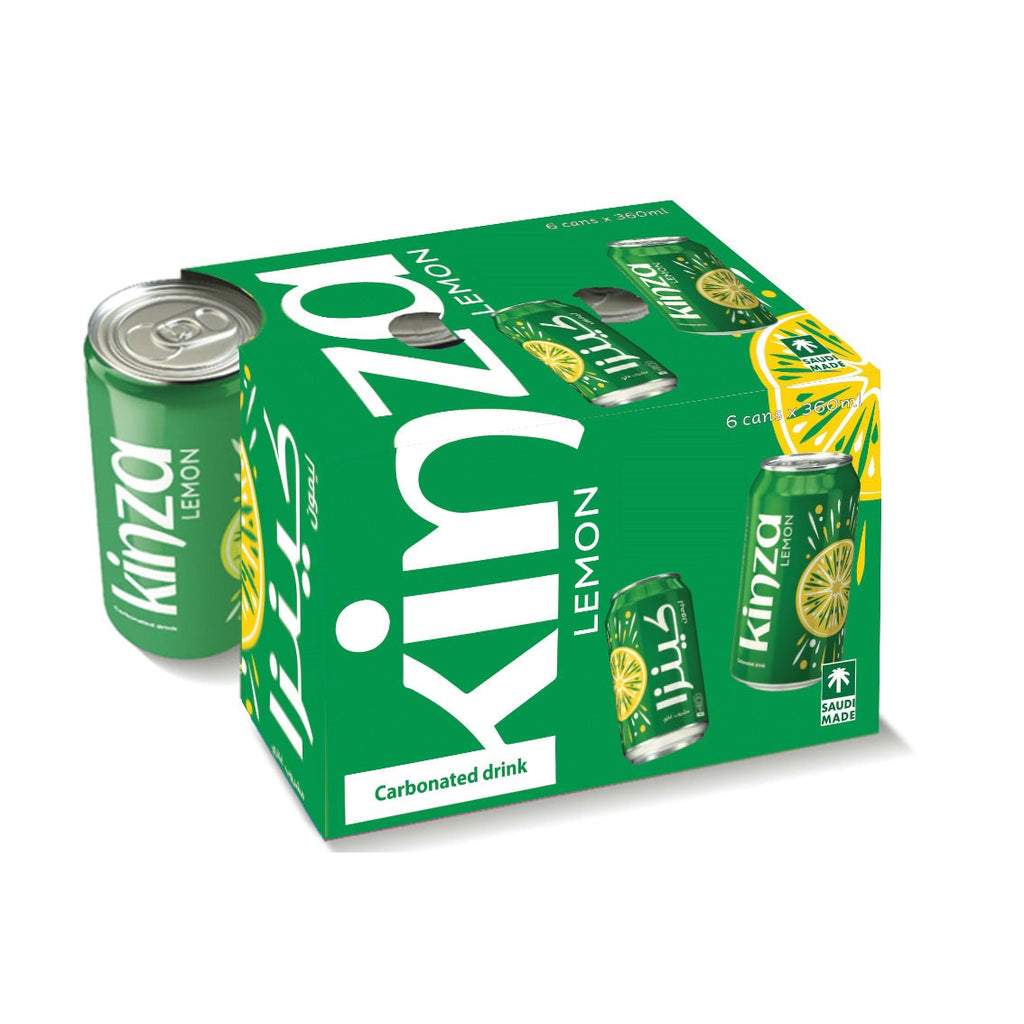 Kinza Lemon Can 360ml (Pack of 6 Pieces)