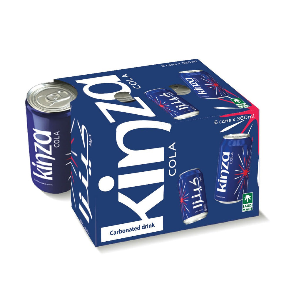 Kinza Cola Can 360ml (Pack of 6 Pieces)