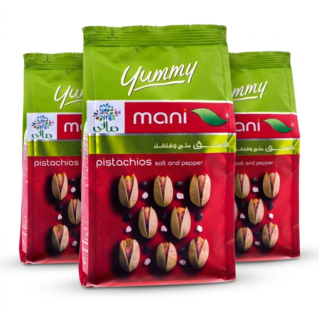 Mani Nuts Pistachio Salt & Black Pepper 175G (Pack of 3)