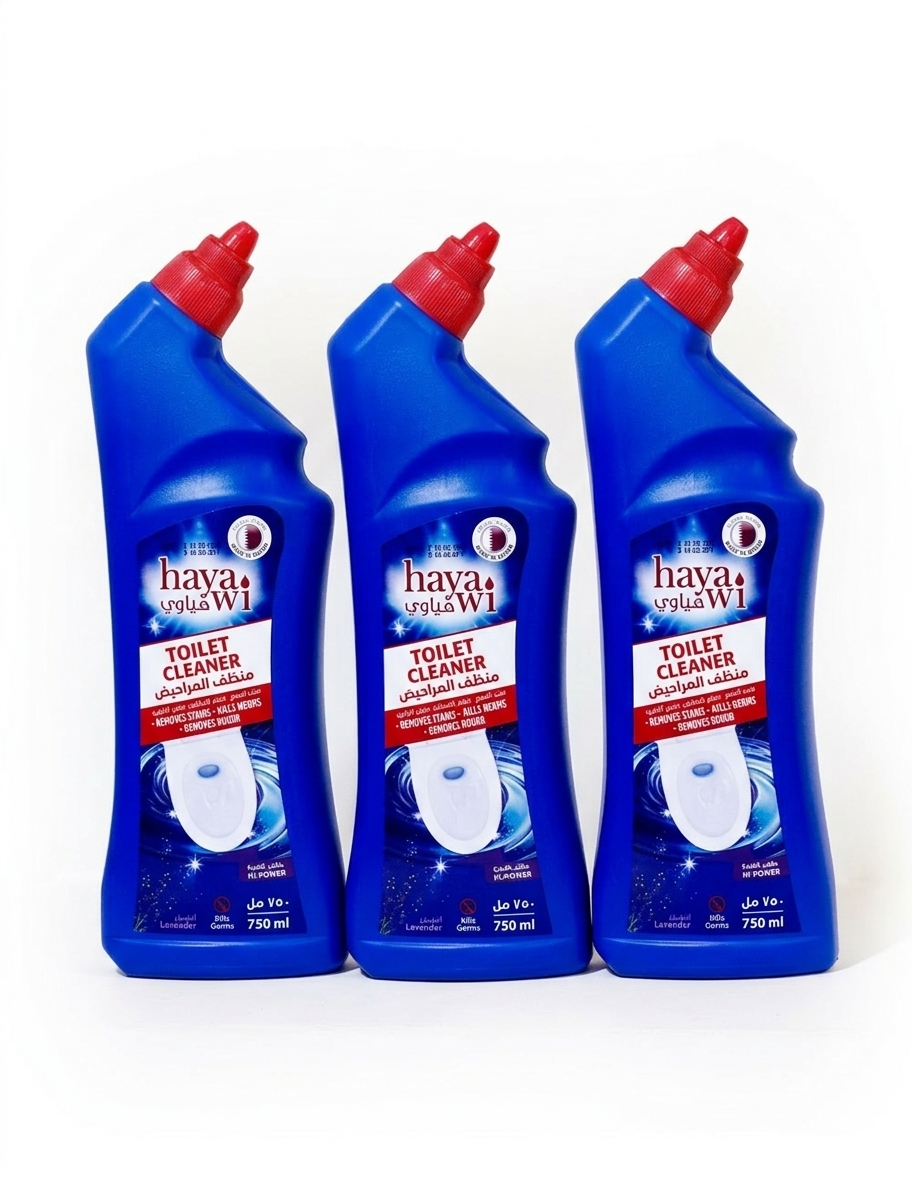 Hayawi Toilet Cleaner Hi- Blue 750 ml (Pack of 3)