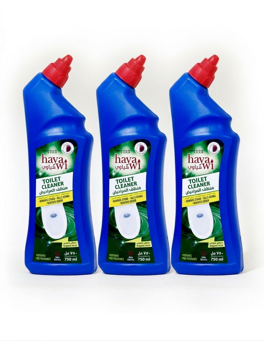 Hayawi Toilet Cleaner - Green 750ml (Pack of 3)