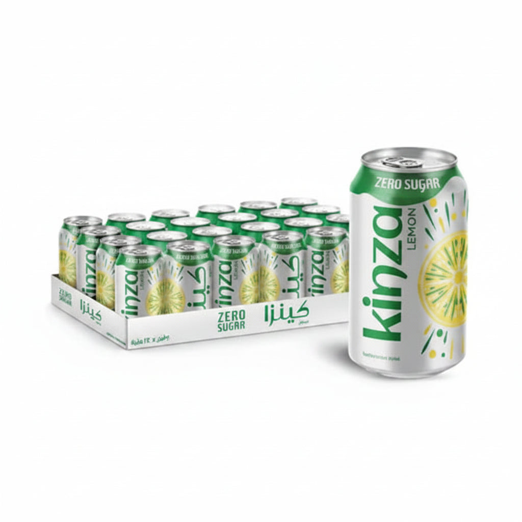 Kinza Lemon Zero Sugar 360ml (Pack of 24 Pieces)