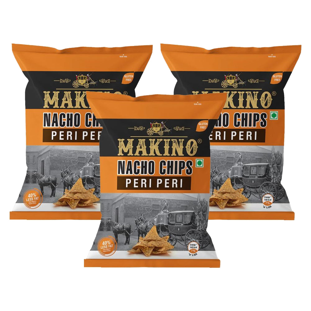 Makino Nacho Peri Peri 60 gm (Pack of 3)