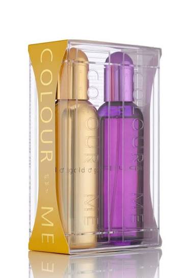 COLOUR ME GOLD & PURPLE TWINPACK 100ML/100ML