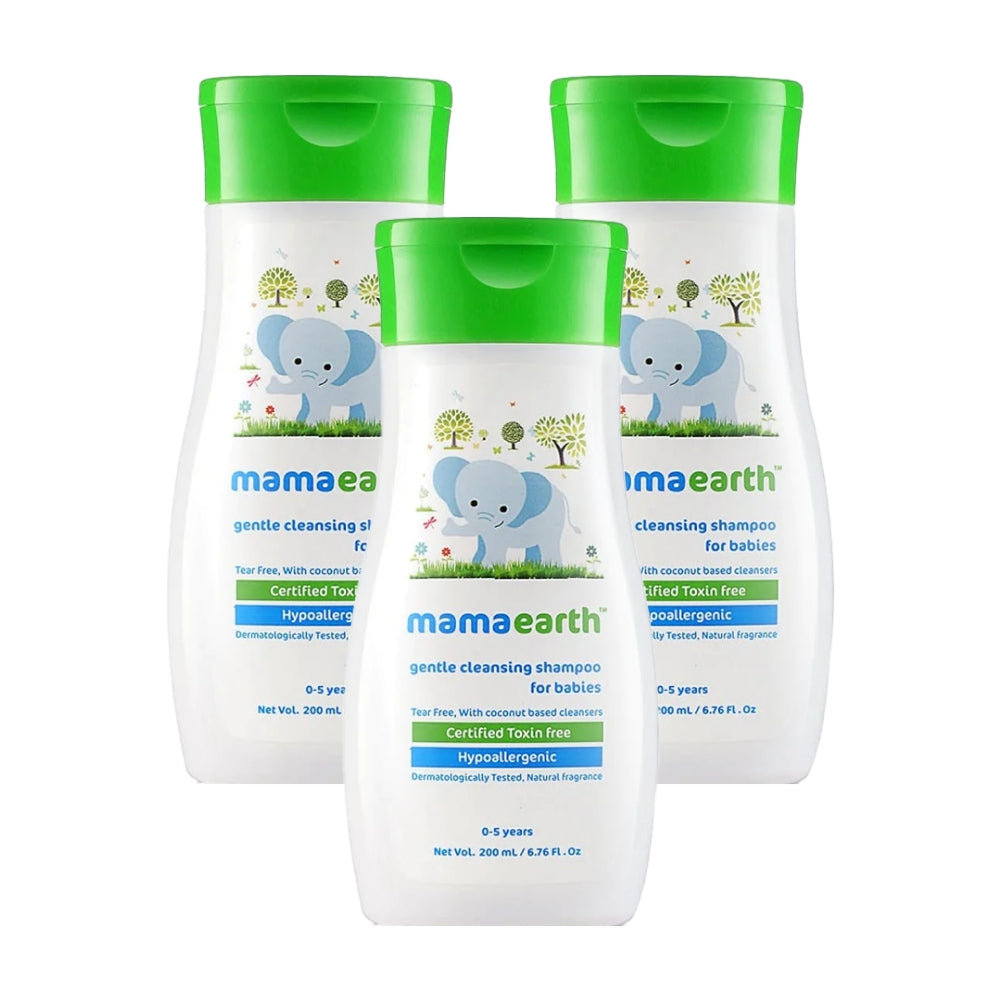 Mama Earth Baby Shampoo 200ml (Pack of 3)