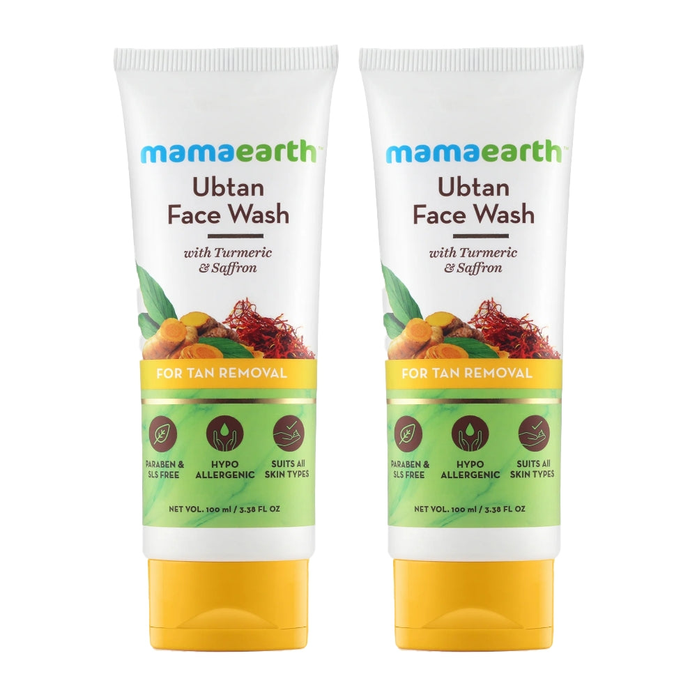 Mama Earth Ubtan Face Wash 100ml (Pack of 2)