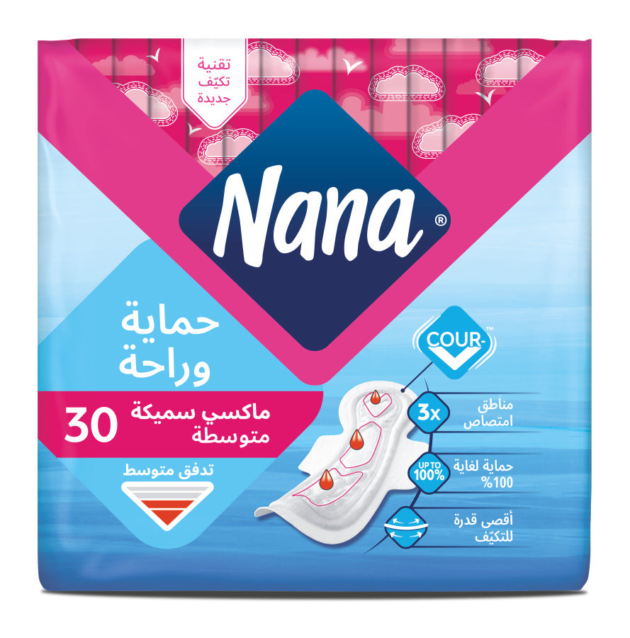 Nana Maxi Normal Wings 30 Pads