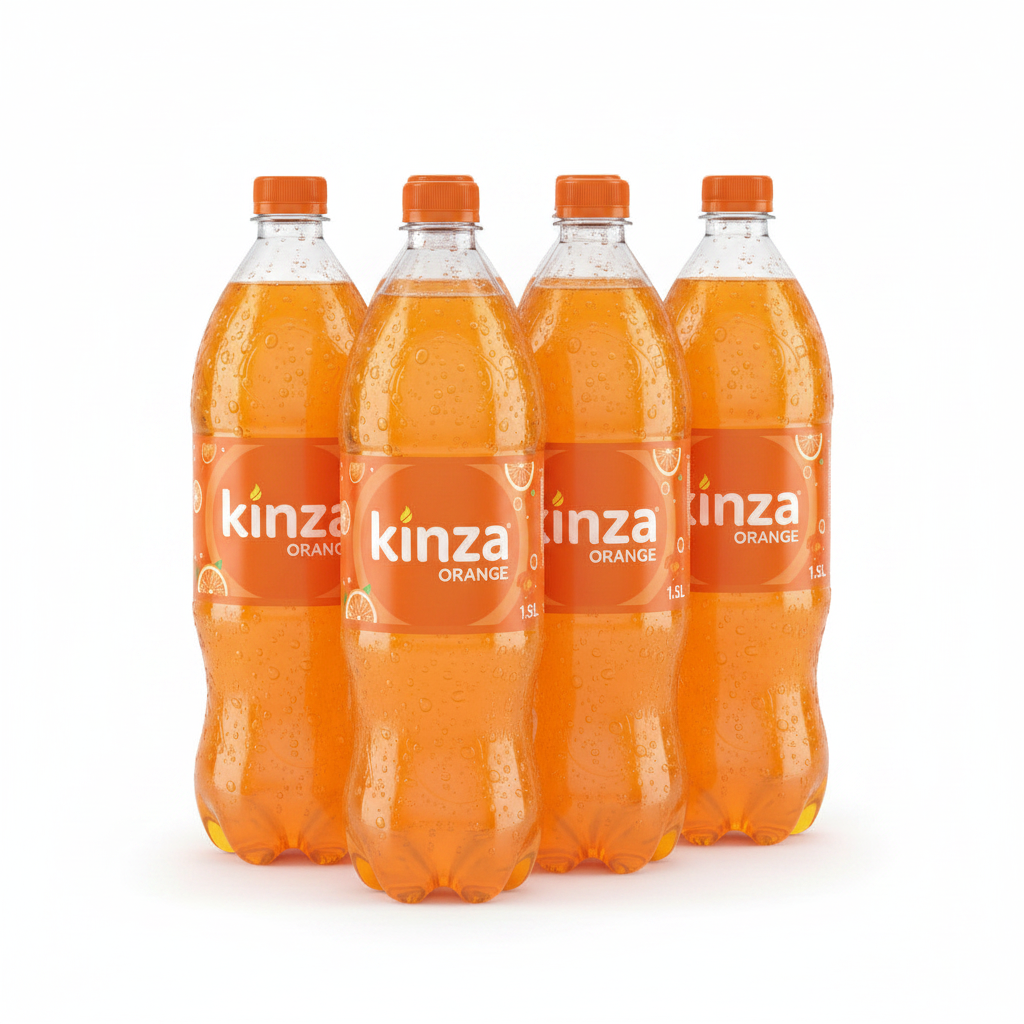 Kinza Orange PET 1Ltr (Pack of 6pcs)