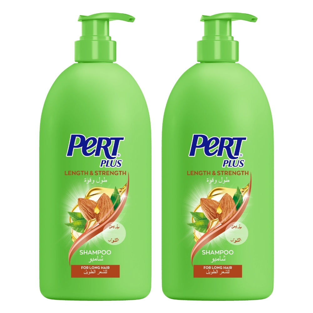 Pert Shampoo Length & Strength 700 ml + 300 ml (Pack of 2)
