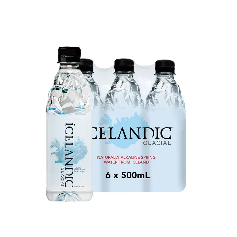 Icelandic Glacial Still Water In PET 500ml (Pack Of 6 Pieces, Total 24 Pieces)