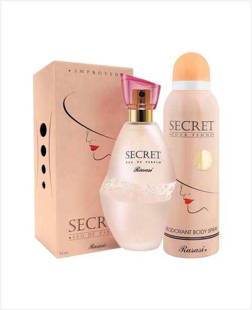 RASASI SECRET EDP+DEO (W) 75ML/200ML