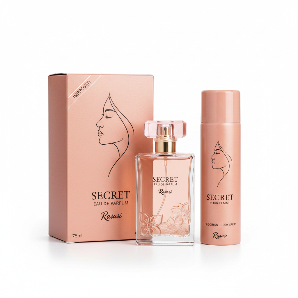 RASASI SECRET EDP+DEO (W) 75ML/200ML