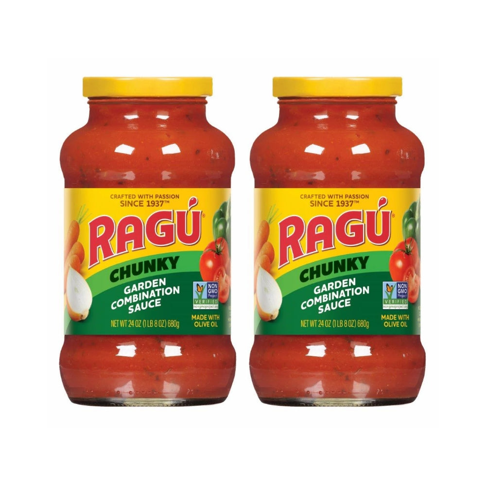 Ragu Garden Combo Sauce 24 Oz (Pack of 2)