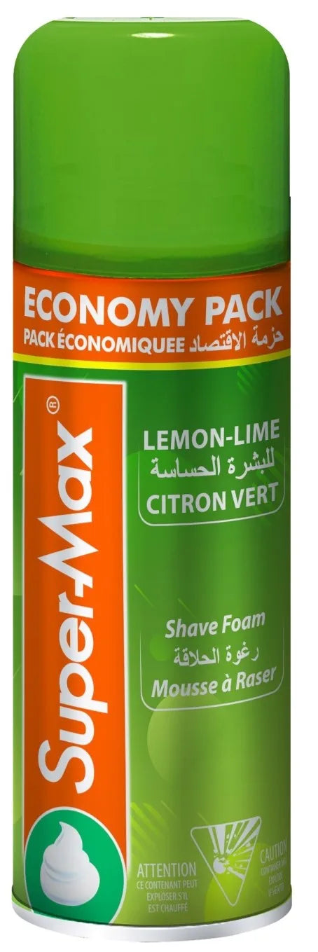 AU99aSUP SHAVING FOAMY LIMELEMON400ML (Pack of 6)