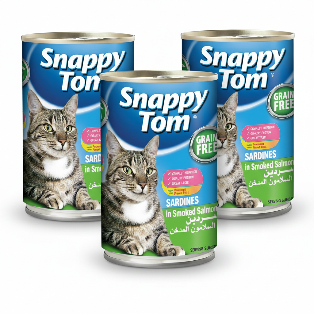 Snappy Tom Sardines In Smoked Salmon Jelly 400g (Pack Of 3)