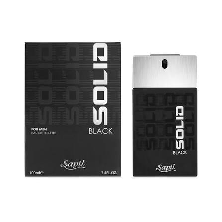 SAPIL SOLID BLACK EDT(M) 100ML
