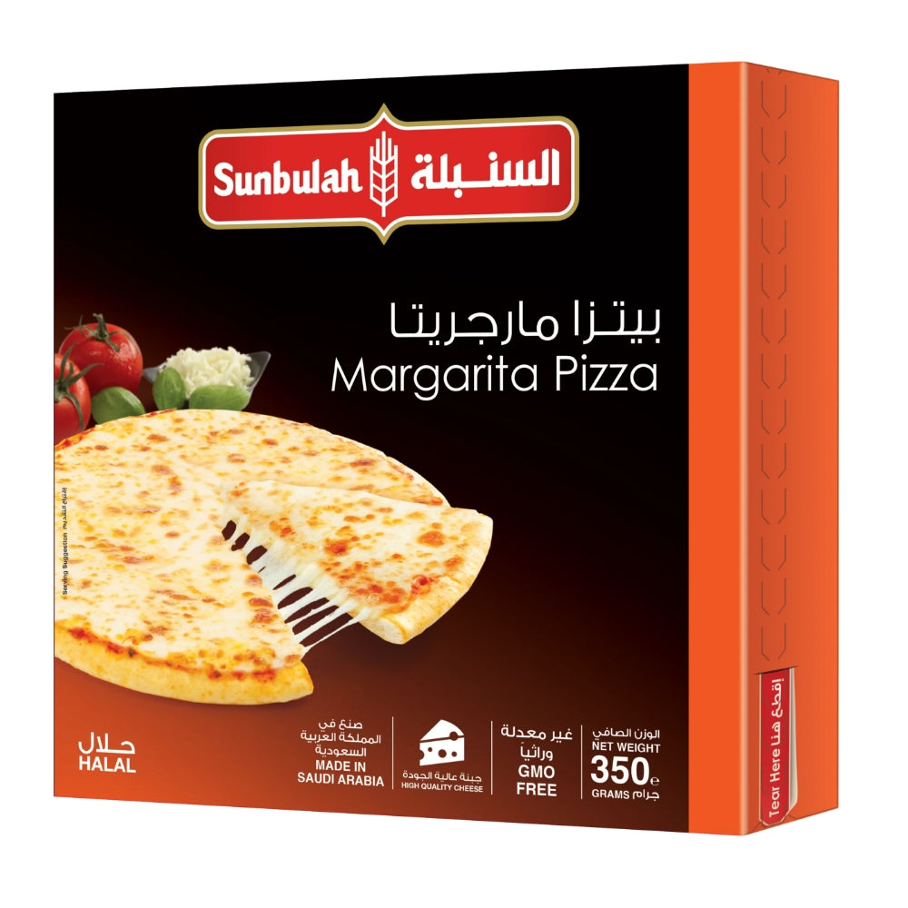 السنبلة - بيتزا مارغريتا ٣٥٠ غرام (عبوة من ٣ قطع)