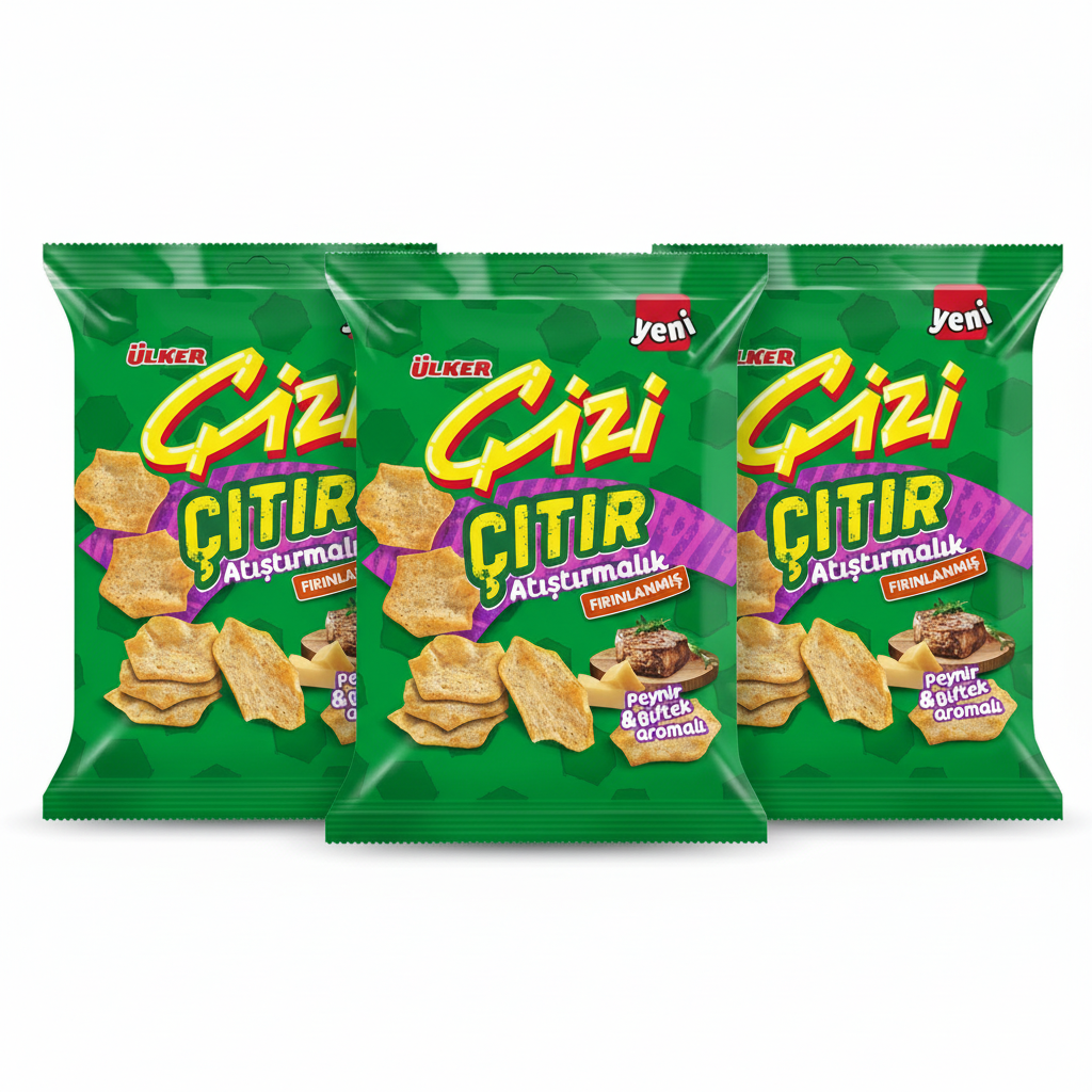 ULKER  CIZI CITIR PEYN;BIFTEK SUPER BOY 120G (Pack of 3)