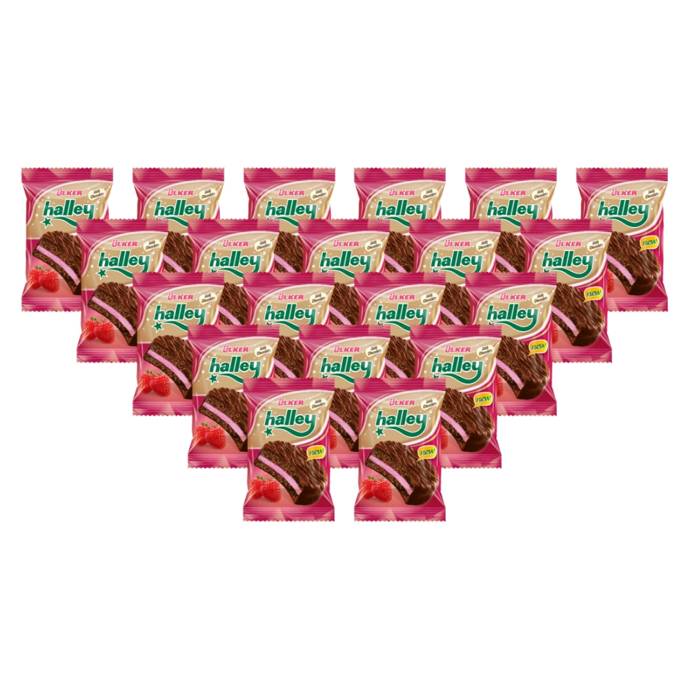 Ulker Halley Strawberry 26g (Pack of 20 Pieces)