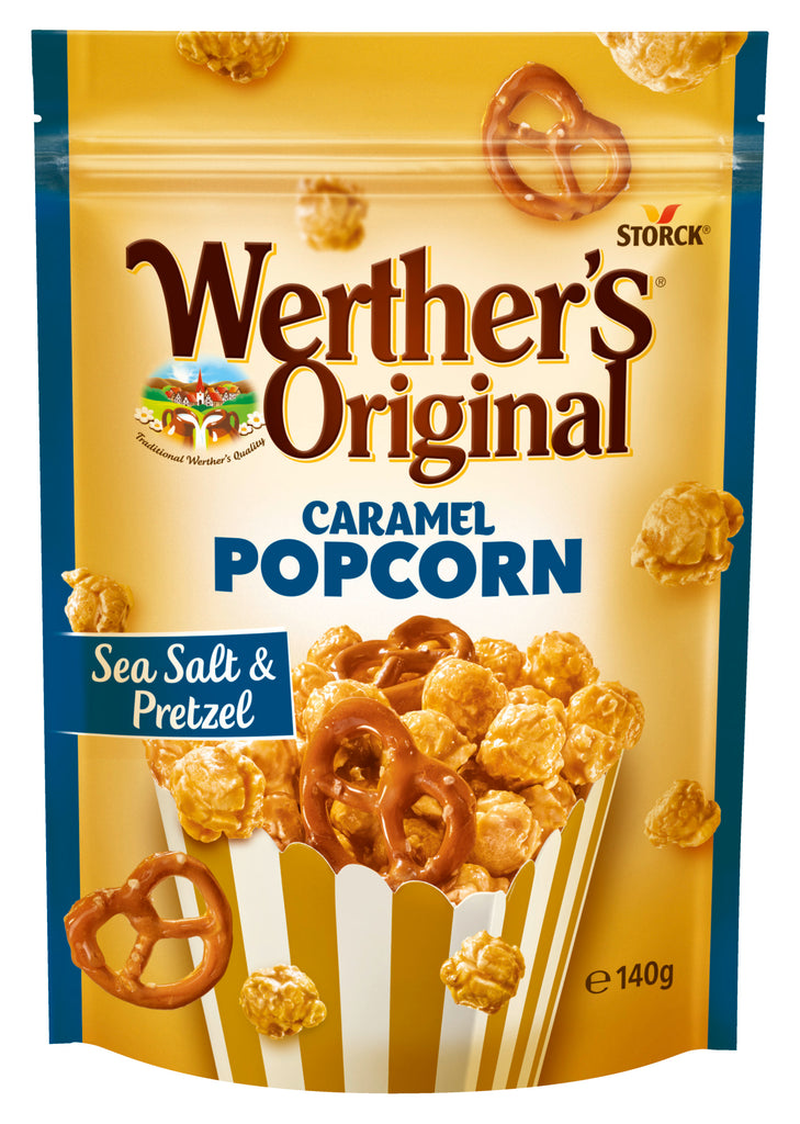 Storck Werther's Original Caramel Popcorn Sea Salt & Pretzel