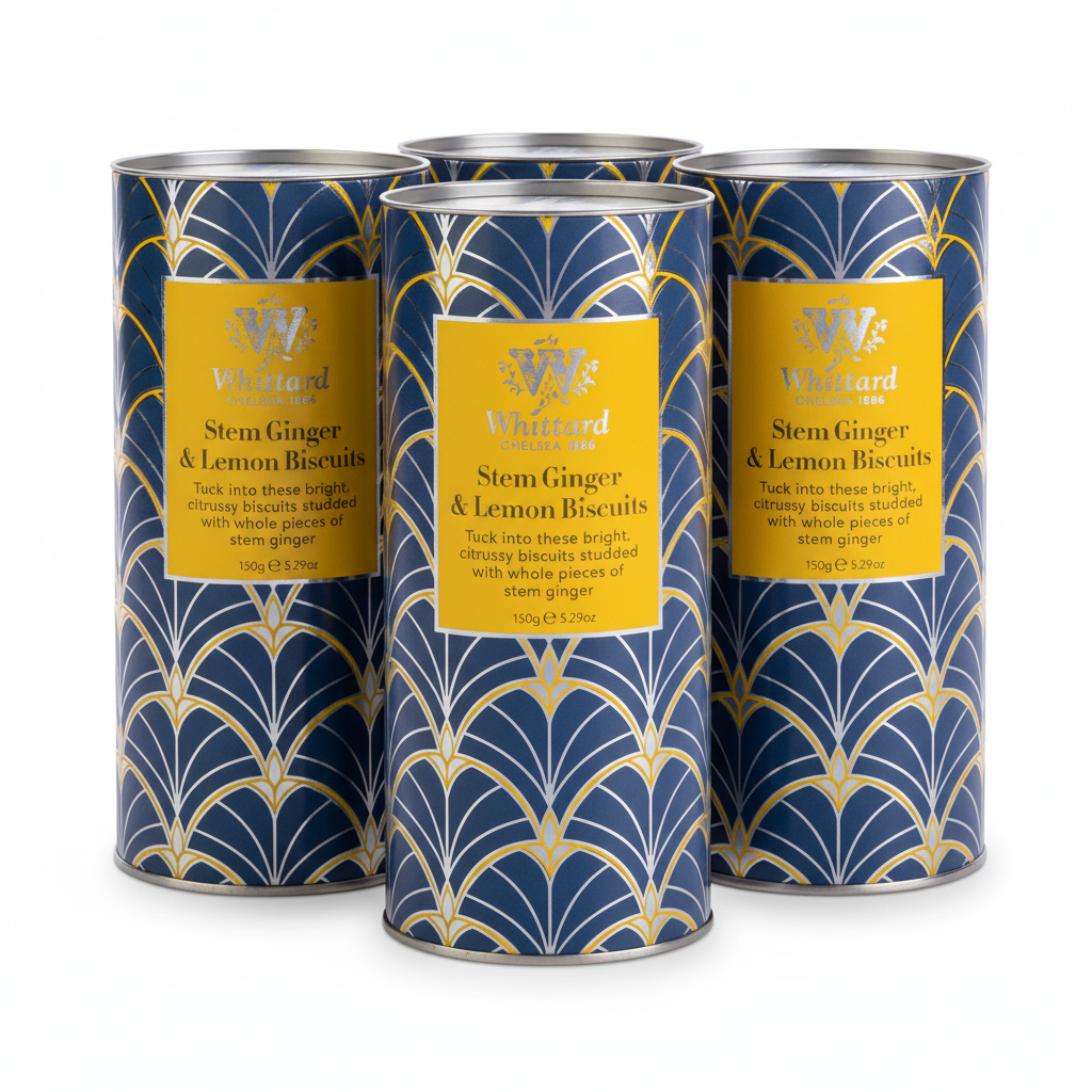 Stem Ginger & Lemon Core Biscuits (Pack of 3)