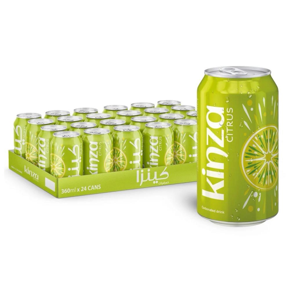 Kinza Citrus Can 360ml (Pack of 24 Pieces)